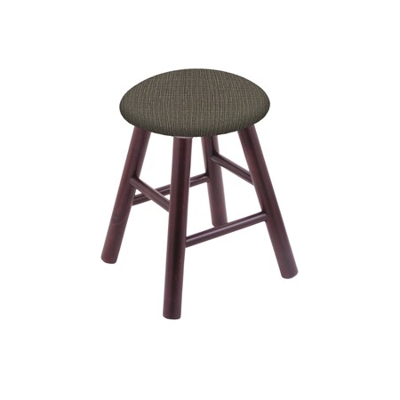 Holland Bar Stool Co Maple Vanity Stool, Dark Cherry Finish, Black Vinyl Seat RC18MSDC019